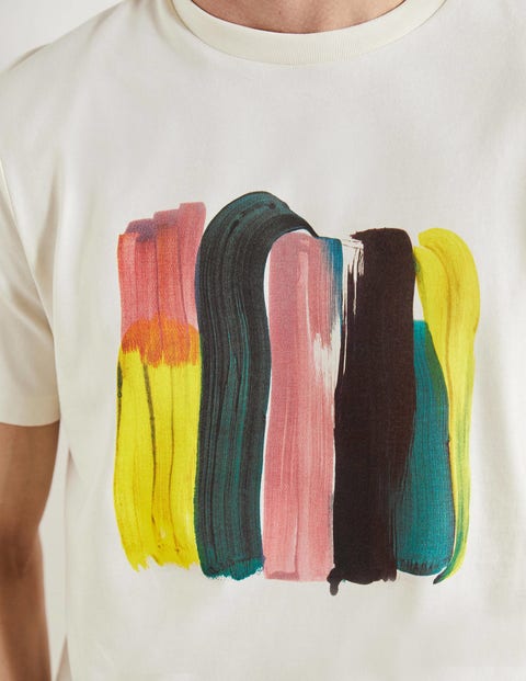 Kingston T-shirt - Ecru Art