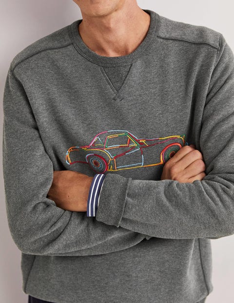 Supersoft Sweatshirt - Charcoal Marl/Car
