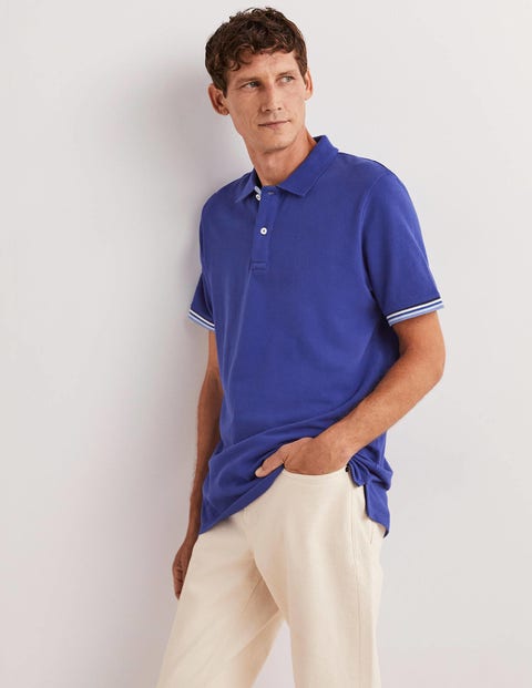 Piqué Polo Shirt - Regal Blue