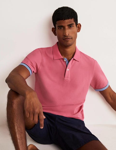 Piqué Polo Shirt - Sweet William Pink