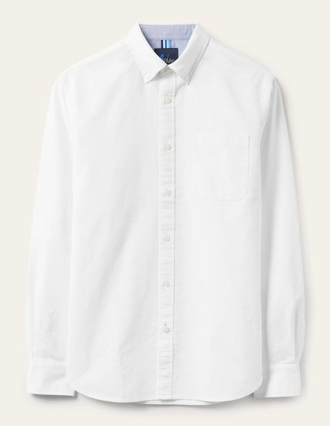 Button Down Slim Shirt - White | Boden AU