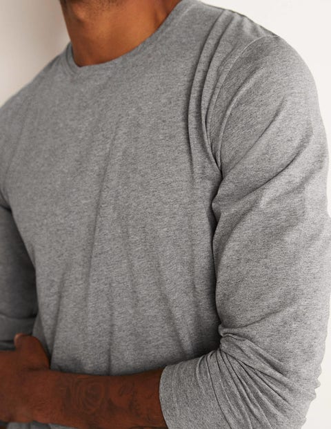 Classic Long-sleeved T-shirt - Grey Marl
