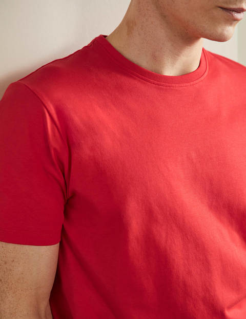 T-shirt classique en coton - Rouge cirque