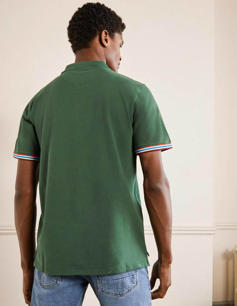 Piqué-Poloshirt - Parkgrün Piqué-Poloshirt - Parkgrün