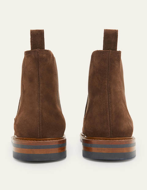 Corby Chelsea Boots - Chocolate Suede Corby Chelsea Boots - Chocolate Suede
