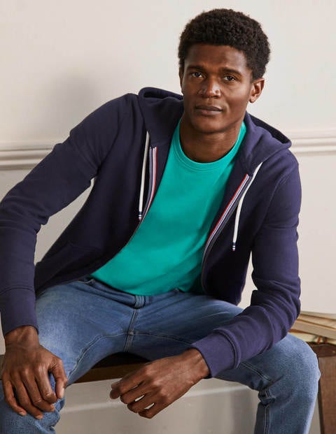 Irvine Zip-Up Hoodie - Navy Irvine Zip-Up Hoodie - Navy