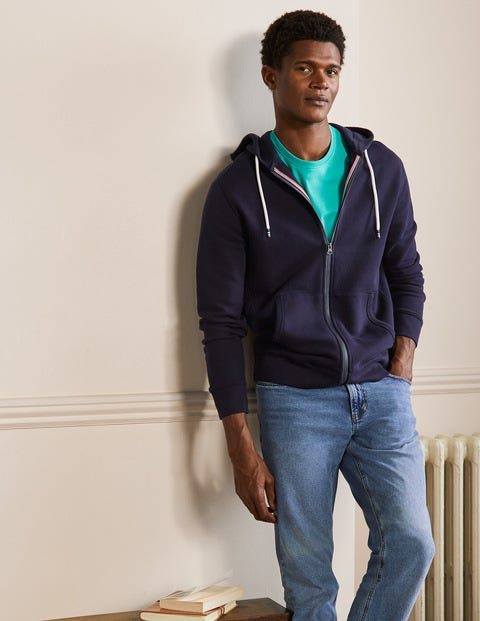 Irvine Zip-Up Hoodie - Navy Irvine Zip-Up Hoodie - Navy