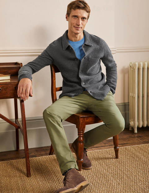 Farley Merino Knitted Jacket - Charcoal Melange Farley Merino Knitted Jacket - Charcoal Melange