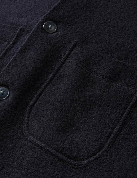 Farley Merino Knitted Jacket - Navy Farley Merino Knitted Jacket - Navy