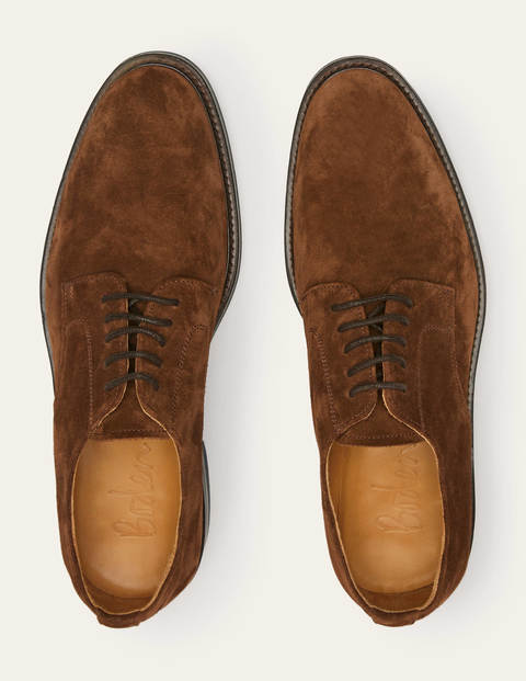 Corby Derby Shoes - Chestnut Suede Corby Derby Shoes - Chestnut Suede