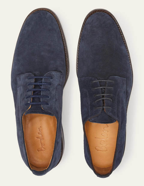 Corby Derby-Schuhe - Navy, Veloursleder Corby Derby-Schuhe - Navy, Veloursleder