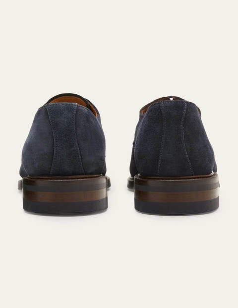 Corby Derby-Schuhe - Navy, Veloursleder Corby Derby-Schuhe - Navy, Veloursleder