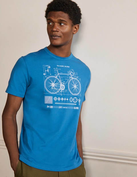 Kingston T-shirt - French Blue Bike Kingston T-shirt - French Blue Bike