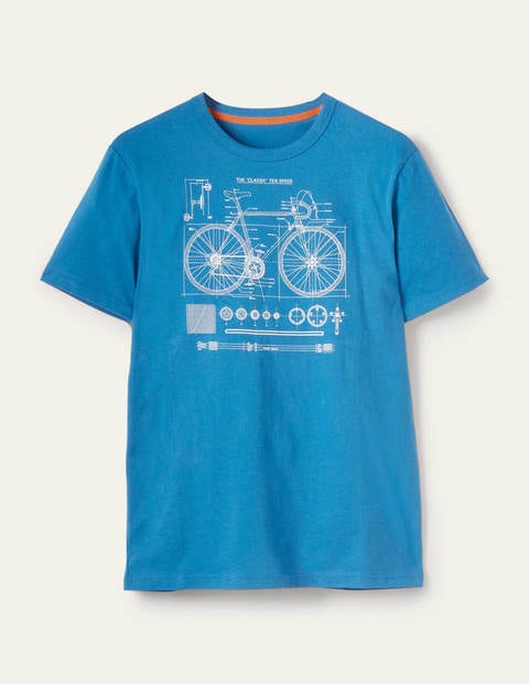 Kingston T-shirt - French Blue Bike Kingston T-shirt - French Blue Bike