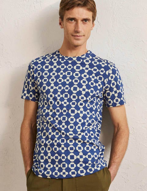 T-shirt Kingston - Tuile bleu roi