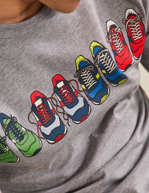 Kingston T-shirt - Grey Marl Walsh Trainers Kingston T-shirt - Grey Marl Walsh Trainers