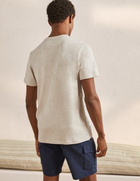 Kingston T-shirt - Oatmeal Marl Bike Kingston T-shirt - Oatmeal Marl Bike