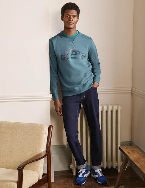 Supersoft Sweatshirt - Aegean Blue Surf Supersoft Sweatshirt - Aegean Blue Surf