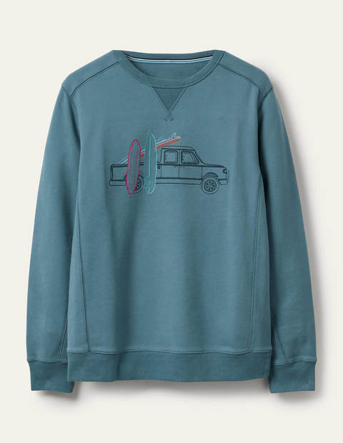Supersoft Sweatshirt - Aegean Blue Surf Supersoft Sweatshirt - Aegean Blue Surf