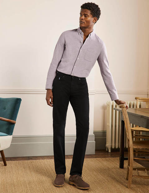 Straight Leg Jeans - Black Straight Leg Jeans - Black