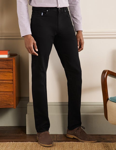 Straight Leg Jeans - Black Straight Leg Jeans - Black