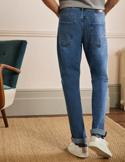 Straight Leg Jeans - Light Rinse Straight Leg Jeans - Light Rinse