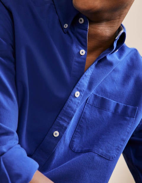 Button Down Oxford Shirt - Bright Blue