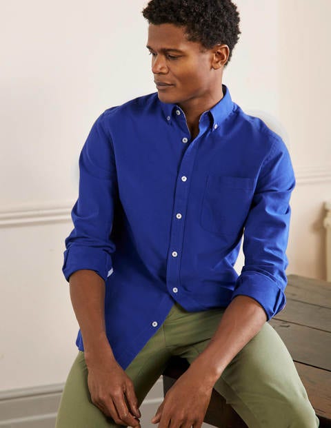 Modern Oxford Shirt - Bright Blue Modern Oxford Shirt - Bright Blue