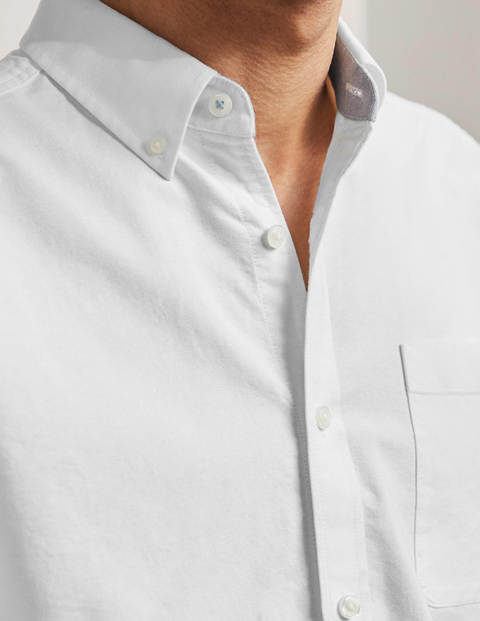 Modernes Oxford-Hemd - Weiß