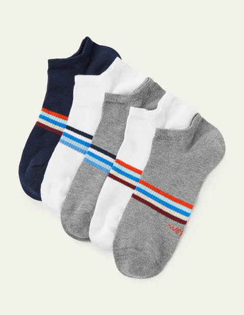 5 Pack Trainer Socks - Signature Stripe Multi Pack