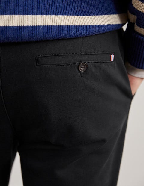 Chinohose mit schmalem Bein - Schwarz Chinohose mit schmalem Bein - Schwarz