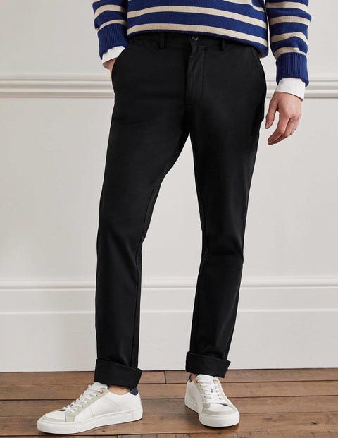 Chinohose mit schmalem Bein - Schwarz Chinohose mit schmalem Bein - Schwarz