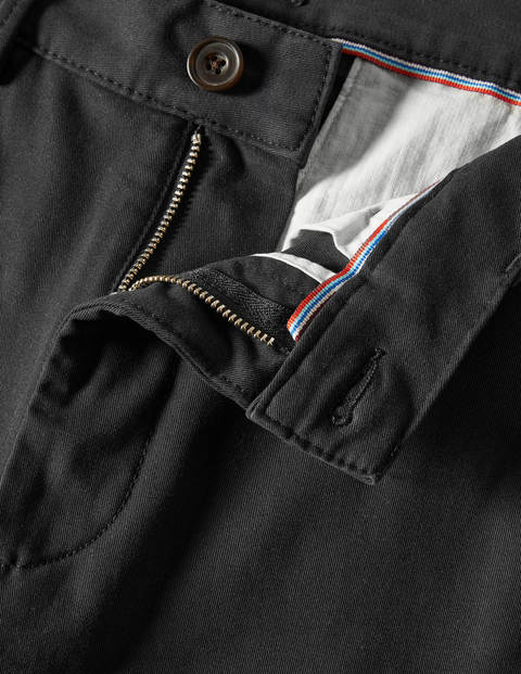 Chinohose mit schmalem Bein - Schwarz Chinohose mit schmalem Bein - Schwarz
