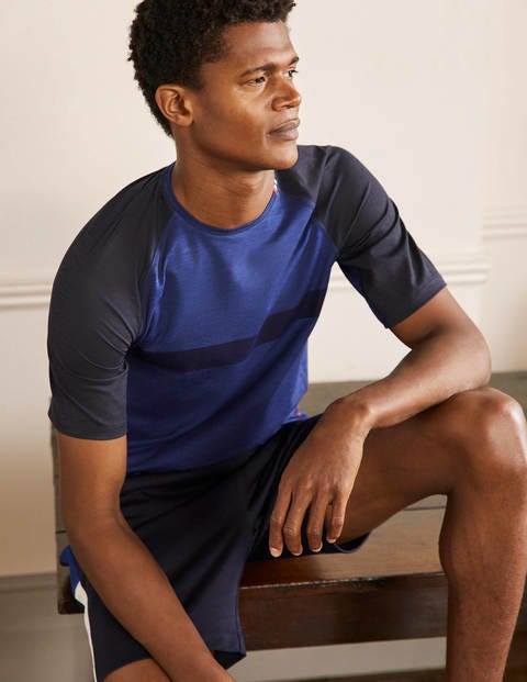 Active T-shirt - Lapis Blue Colourblock Active T-shirt - Lapis Blue Colourblock