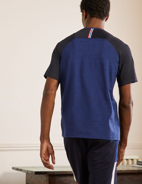 Active T-shirt - Lapis Blue Colourblock Active T-shirt - Lapis Blue Colourblock