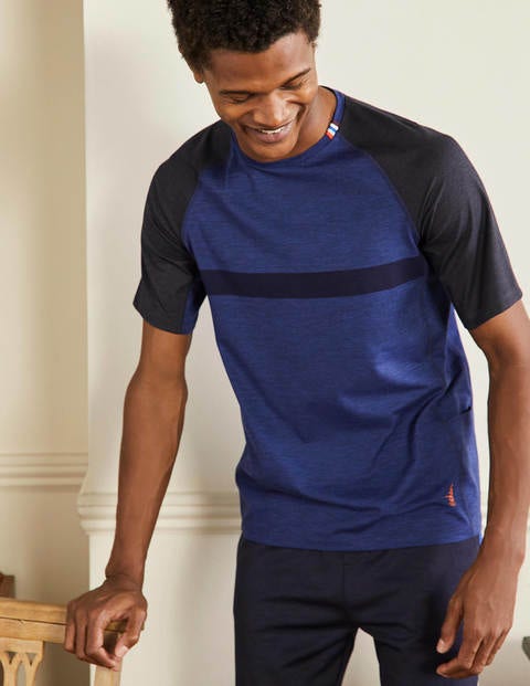 Active T-shirt - Lapis Blue Colourblock Active T-shirt - Lapis Blue Colourblock
