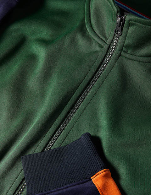 Track Jacket - Navy/ Dark Green Colour block Track Jacket - Navy/ Dark Green Colour block