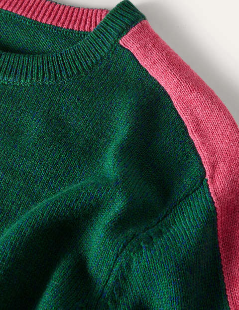 Merino Blend Crew Neck Jumper - Billiard Green Merino Blend Crew Neck Jumper - Billiard Green