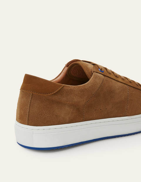 Leather Colourpop Sneakers - Brown Leather Colourpop Sneakers - Brown