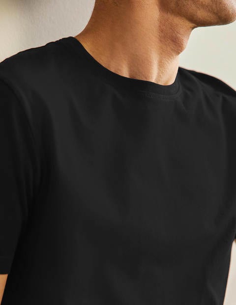 T-shirt classique en coton - Noir