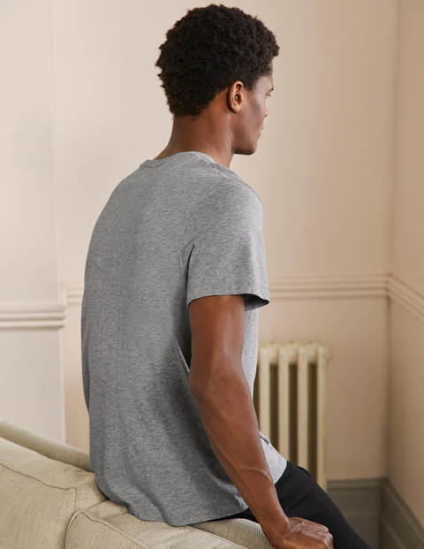 Washed T-shirt - Grey Marl Washed T-shirt - Grey Marl
