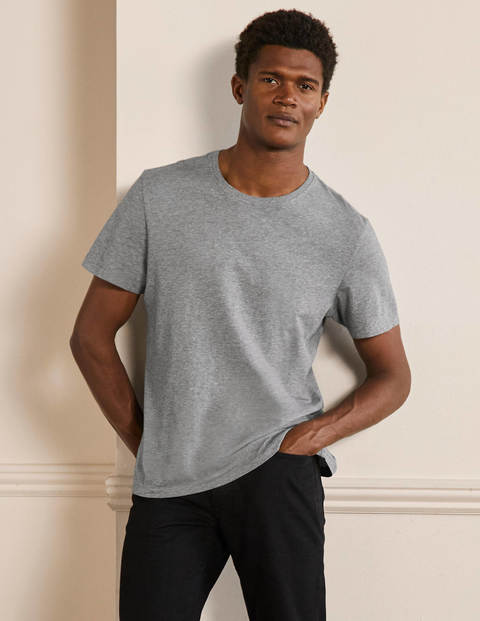 Washed T-shirt - Grey Marl Washed T-shirt - Grey Marl