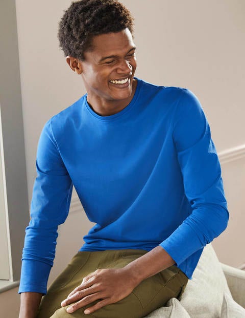 Classic Long-Sleeved T-shirt - Lapis Blue