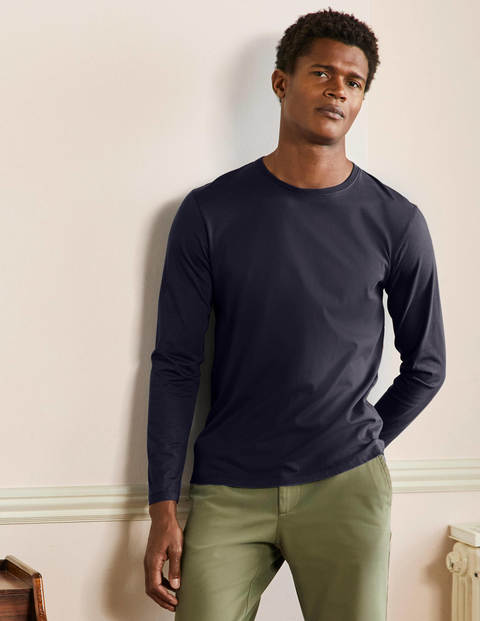 T-shirt classique à manches longues - Bleu marine classique T-shirt classique à manches longues - Bleu marine classique