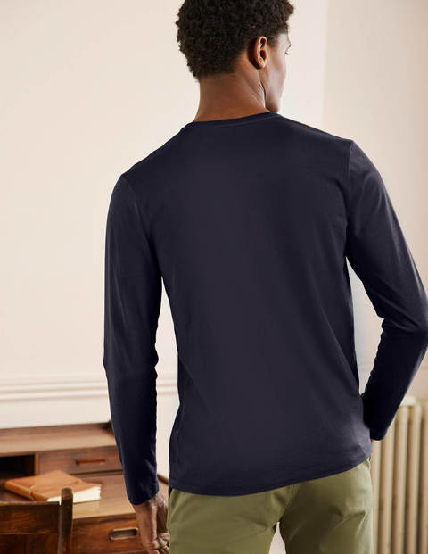 T-shirt classique à manches longues - Bleu marine classique T-shirt classique à manches longues - Bleu marine classique