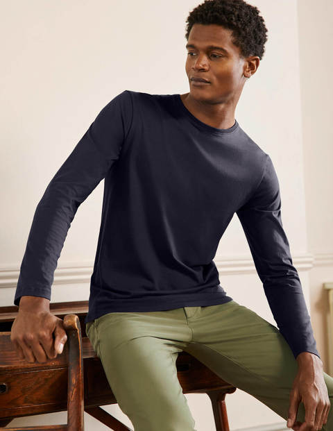 T-shirt classique à manches longues - Bleu marine classique T-shirt classique à manches longues - Bleu marine classique