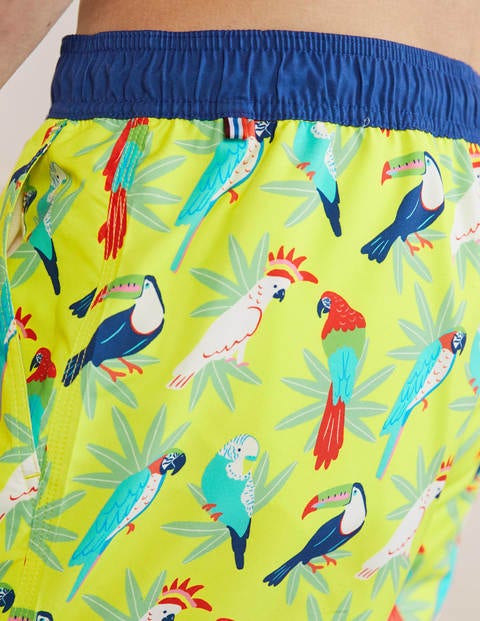 Swimshorts - Yellow, Tropical Toucans