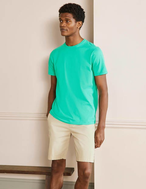 Klassisches Baumwoll-T-Shirt - Meeresgrün