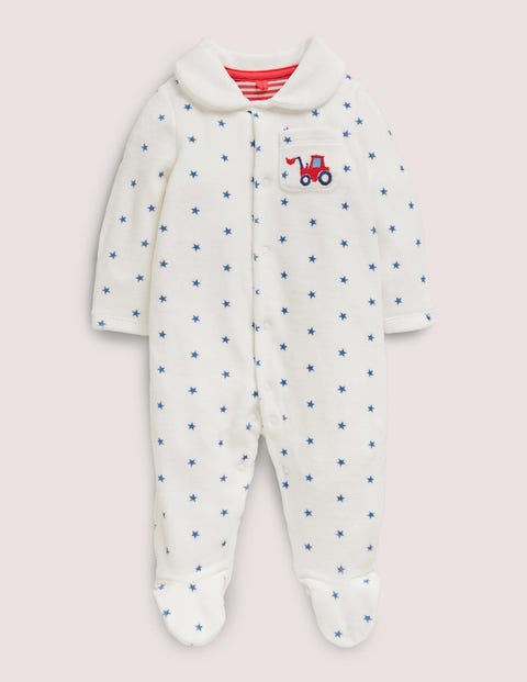 Velours-Schlafanzug für Neugeborene
