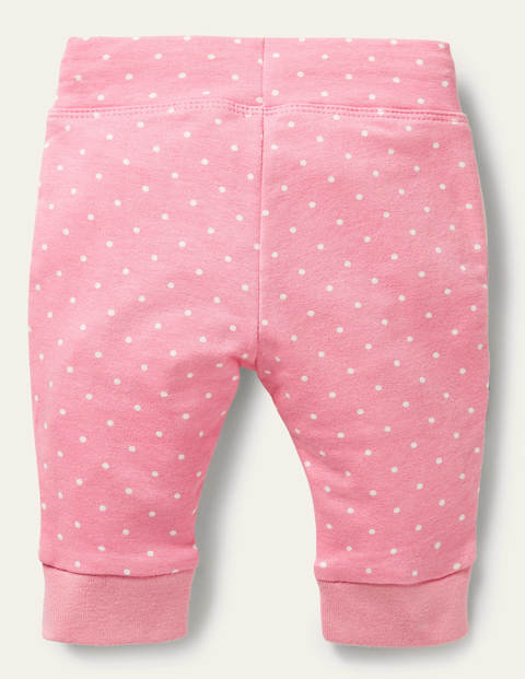 Pantalon en jersey à appliqué - Animaux petits pois rose pétale Pantalon en jersey à appliqué - Animaux petits pois rose pétale